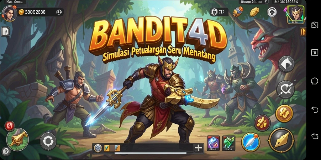 Tampilan gameplay menegangkan dalam BANDIT4D dengan aksi pencurian.