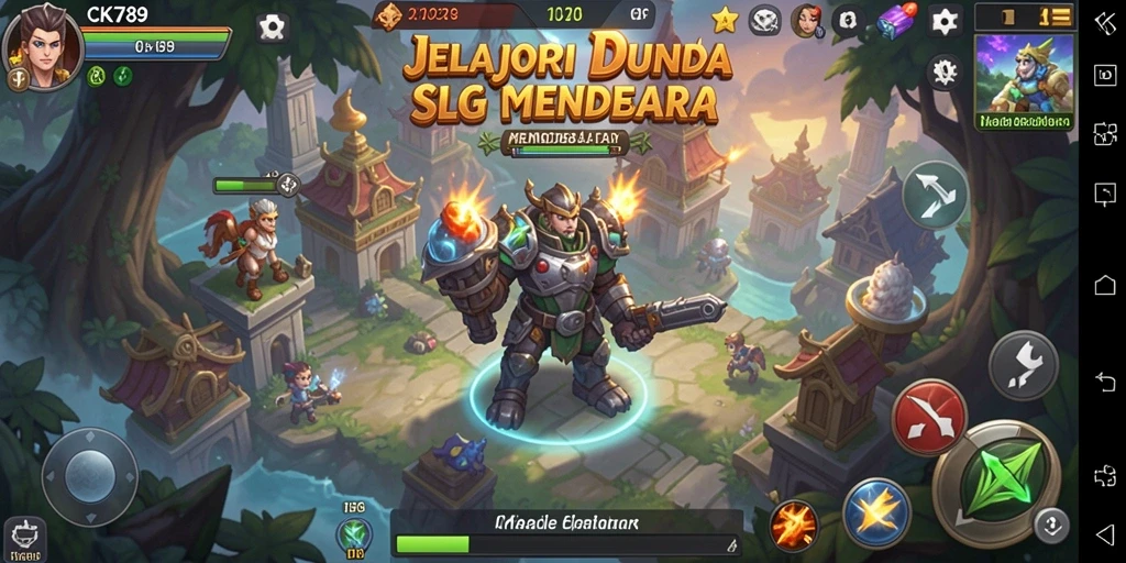 Tampilan seru dari gameplay CK789 yang menarik.