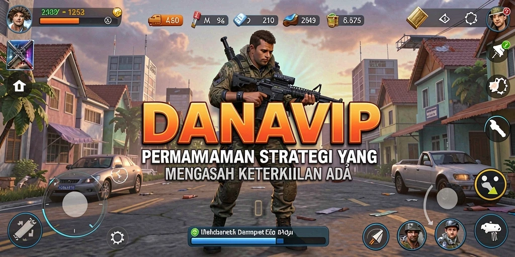 Tampilan gameplay yang menakjubkan dari DANAVIP dengan strategi mendebarkan.