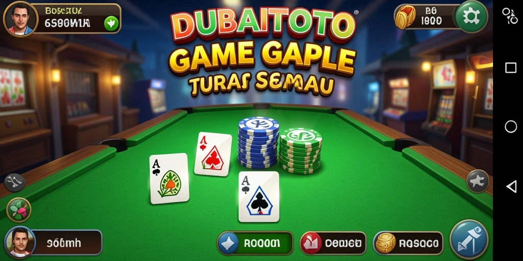 Tampilan gameplay DUBAITOTO yang menegangkan dan interaktif.