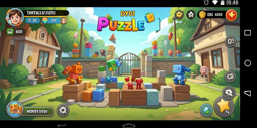 Tampilan gameplay seru dalam DY01 yang penuh tantangan.