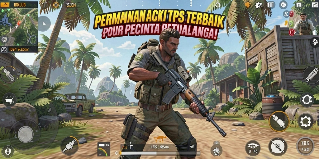 Tampilkan gameplay TPS yang seru dan mendebarkan.