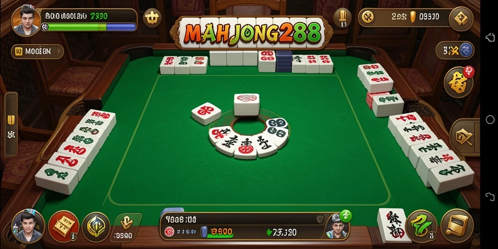 Tampilan gameplay yang menarik di MAHJONG288 saat bermain kasino.