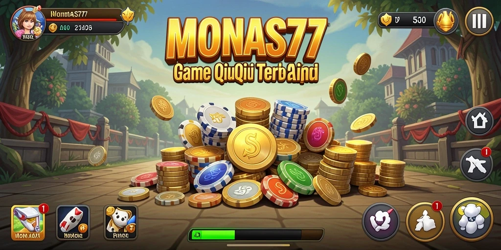 Gameplay seru QiuQiu di MONAS77 dengan suasana kompetitif.