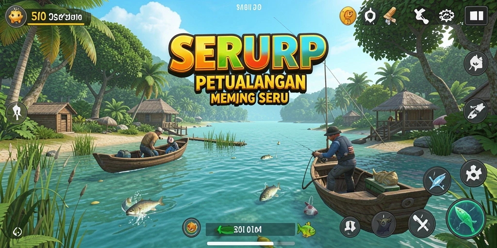 Tangkapan ikan besar di gameplay SERURP yang seru.