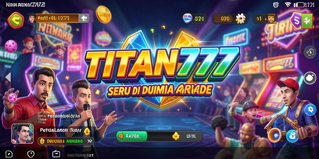 Tampilan gameplay menarik dan penuh aksi dari TITAN777